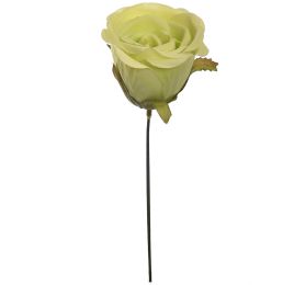 HALF-OPEN  ROSE GREEN