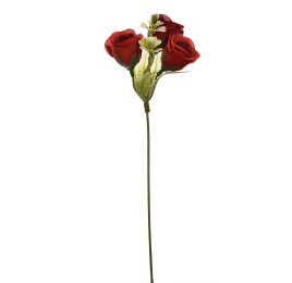ROSE PICK X3 20CM RED