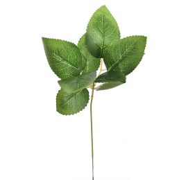 LARGE ROSE LEAF PICK 20CM GREEN