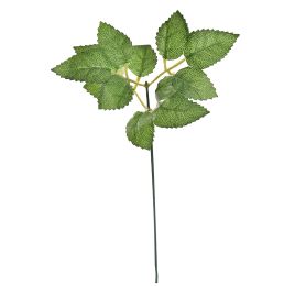 SMALL ROSE LEAF PICK 20CM GREEN