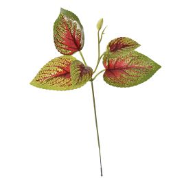 LEAVES PICK 20CM RED GREEN