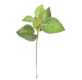LEAVES PICK 20CM WHITE GREEN