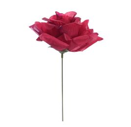 ROSE ON FUNERAL STEM RED (BEAUTY)