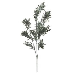 PLASTIC LEAF SPRAY 75CM GREY