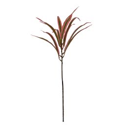 SPIDER LEAF SPRAY 69CM RED GREEN