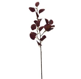 EUCALYPTUS SPRAY 76CM BURGUNDY