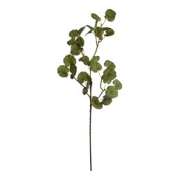 GERANIUM LEAF SPRAY X 3 72CM GREEN