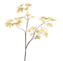 MAPLE LEAF SPRAY 110CM LIGHT GREEN
