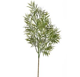 PLASTIC LEAVES SPRAY 69CM GREEN