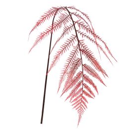FERN LEAF SPRAY 133CM RED