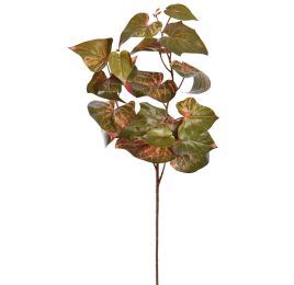 PHILO LEAF SPRAY X3 50CM PINK GREEN