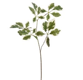 MEDIUM LEAF SPRAY 75CM WHITE GREEN