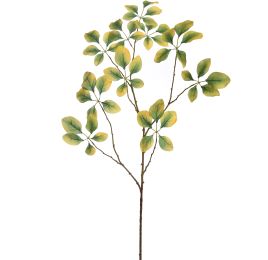 LARGE LEAF SPRAY 115CM YELLOW