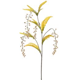 PEPPER BERRY LEAF SPRAY 102CM YELLOW