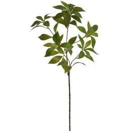 MEDIUM LEAF BRANCH 78CM GREEN