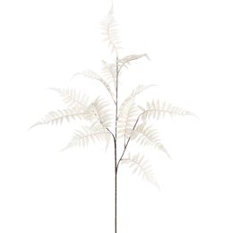 POWDERED FERN 95CM WHITE
