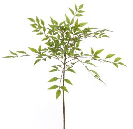LARGE LEAF BRANCH 90CM GREEN