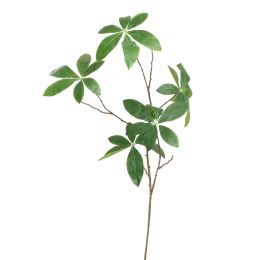 FATTEN LEAF BRANCH 120CM GREEN
