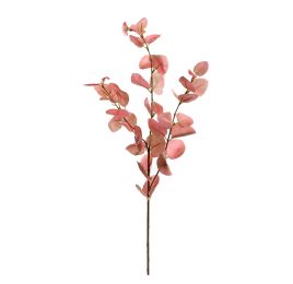 EUCALYPTUS SPRAY X3 77CM SALMON
