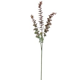 PLASTIC EUCALYPTUS 75CM BURGUNDY