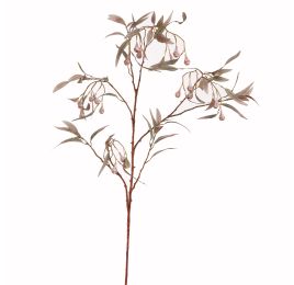 EUCALYPTUS LEAF 127CM RED