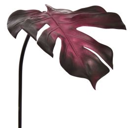 SPLIT PHILO LEAF 66CM AUBERGINE