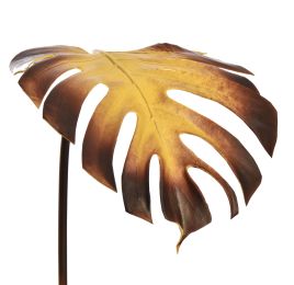SPLIT PHILO LEAF PU 77CM BROWN