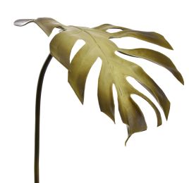 SPLIT PHILO LEAF PU 77CM MOSS GREEN