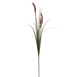 GRASS SPRAY X 3 W/FOXTAIL 90CM BURGUNDY