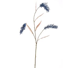 LARGE PLUM SPRAY X3 125CM BLUE