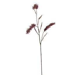 LARGE PLUM SPRAY X3 125CM BURGUNDY