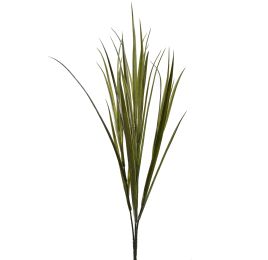 PLASTIC GRASS BUSH 74CM GREEN