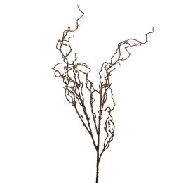 CURLED TWIG BRANCH 105CM BROWN