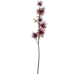 SMALL XANTHIUM SPRAY 53CM BURGUNDY