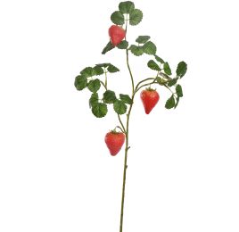 STRAWBERRY SPRAY 68CM RED