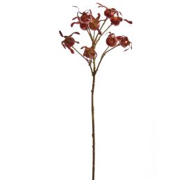 LARGE ROSEBERRY SPRAY 70CM ORANGE