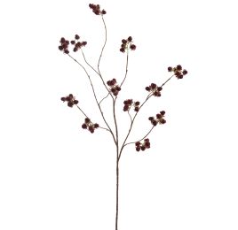 LARGE MULBERRY SPRAY 130CM BURGUNDY