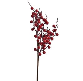 BERRY SPRAY X 2 42CM RED
