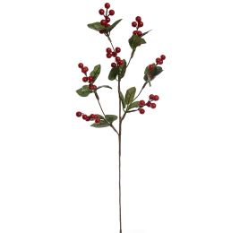 BERRY SPRAY 65CM RED