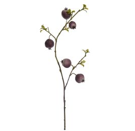 POMEGRANATE BRANCH 95CM LAVENDER