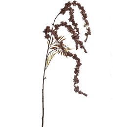 HANGING BERRY SPRAY 95CM TAUPE