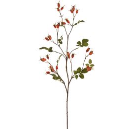 LARGE ROSEHIP SPRAY 95CM ORANGE