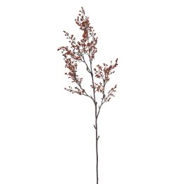 LARGE BERRY BRANCH 115CM ORANGE