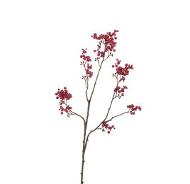 BERRY BRANCH 72CM BURGUNDY