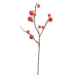MINI APPLE SPRAY 80CM CORAL