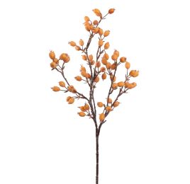 BERRY BRANCH 65CM OCRE