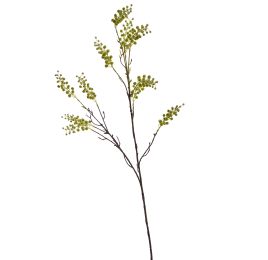 LARGE MIMOSA SPRAY 110CM GREEN