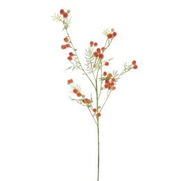 MIMOSA SPRAY 96CM BURGUNDY