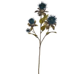 THISTLE SPRAY X3 60CM BURGUNDY