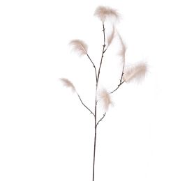 LARGE FEATHER SPRAY 97CM VANILLA
